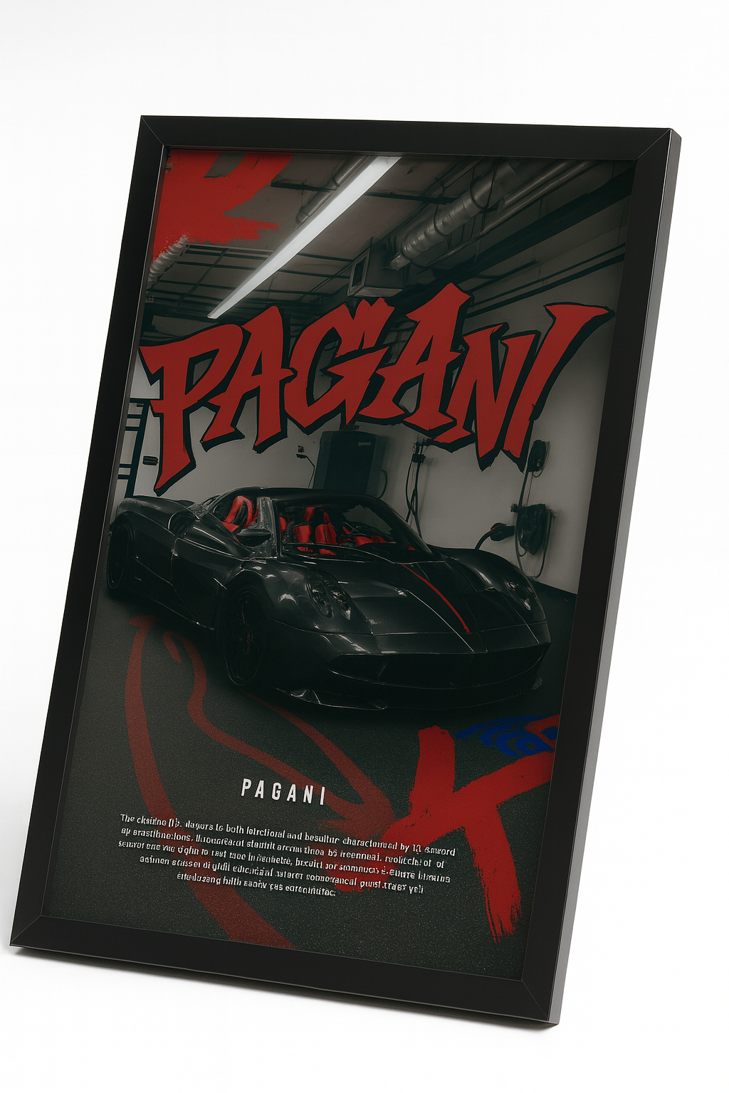 Pagani Hypercar Wall Frame