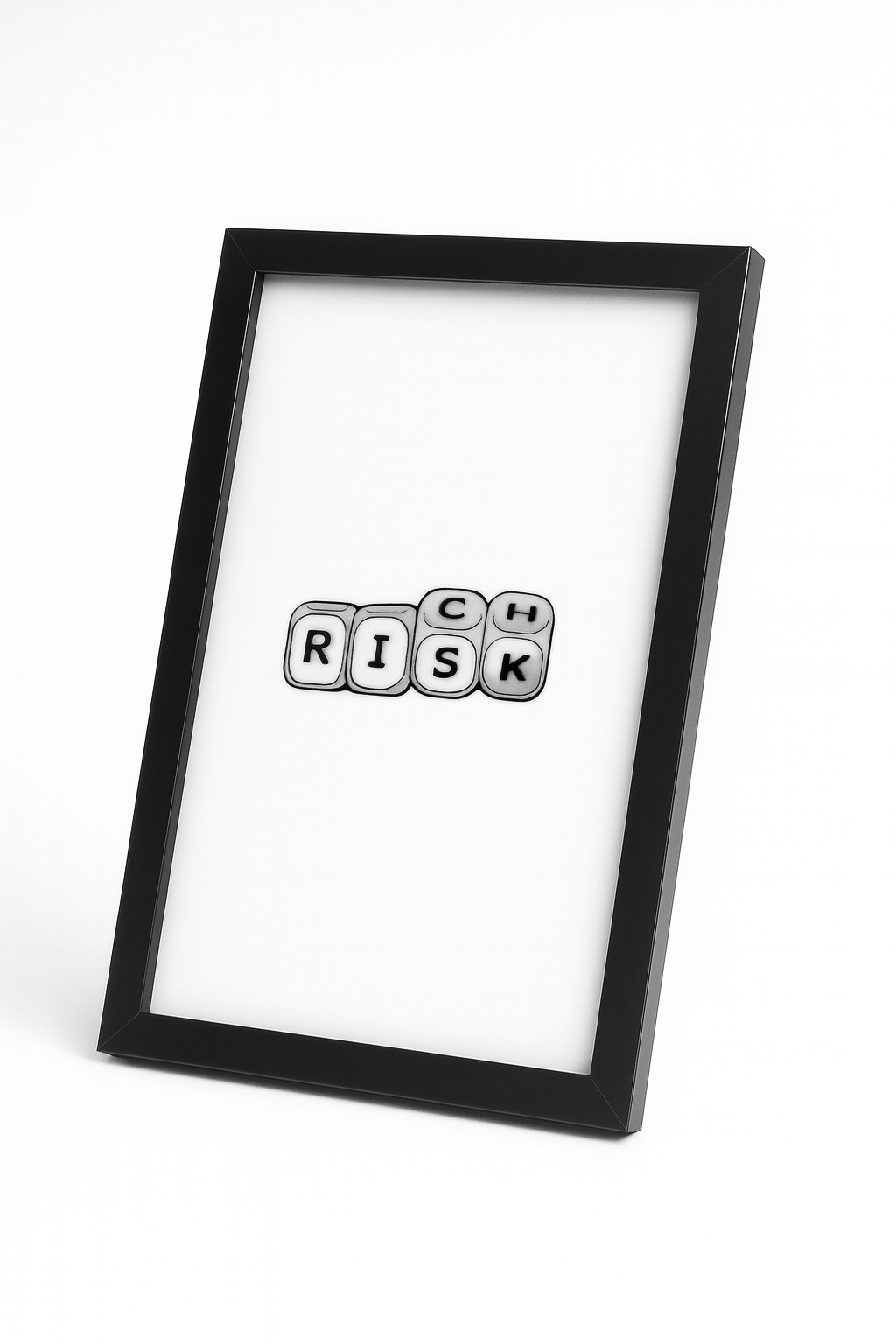 Risk Rich – Motivational Wall Frame