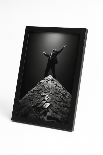 Man on Top of Money Mountain