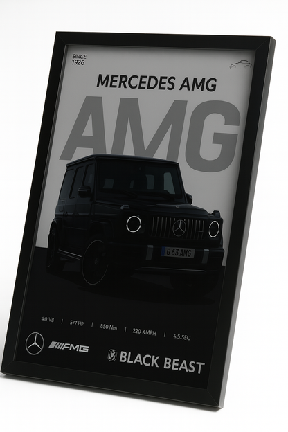 Mercedes AMG G63 Wall Frame