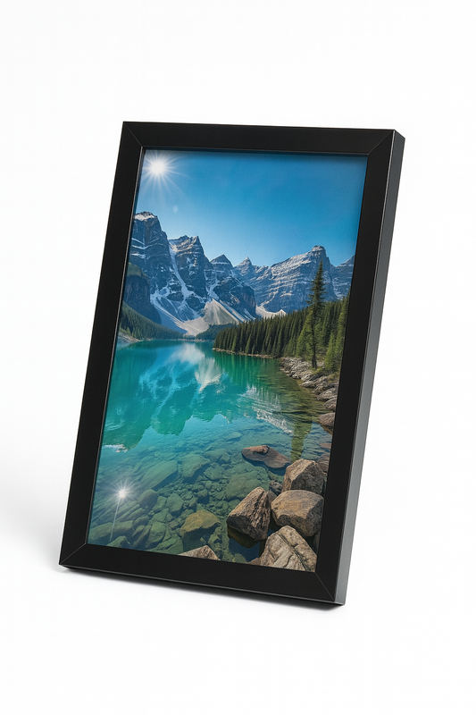 Nature Lake Reflection Wall Frame 🌊🏔️✨