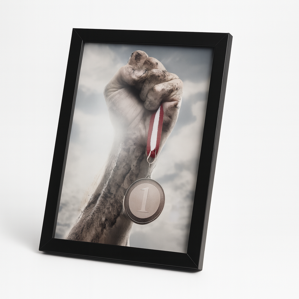 Victory Motivational Wall Frame
