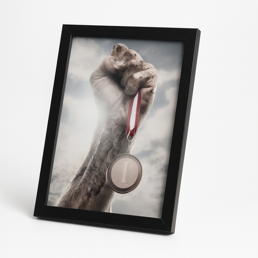Victory Motivational Wall Frame